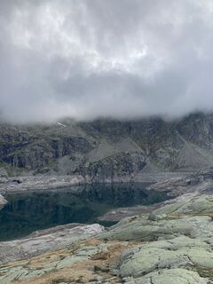 Photo de Mauro Del Curto le long du parcours