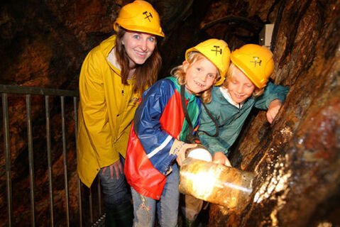 Kinderführung im Bergwerk