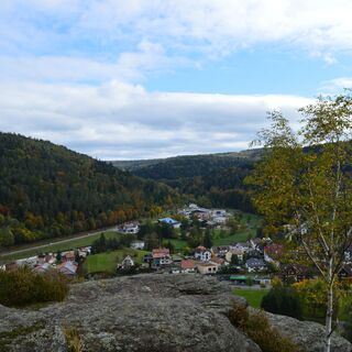 Aussicht vom Falkensteinfelsen