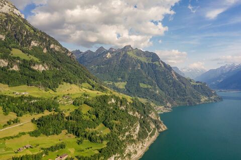 Blick auf Morschach am Urnersee