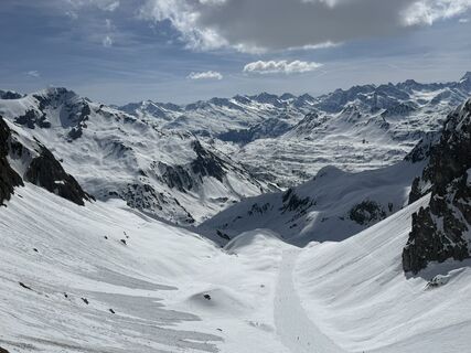 Foto de Rupert Nöbauer a lo largo del recorrido