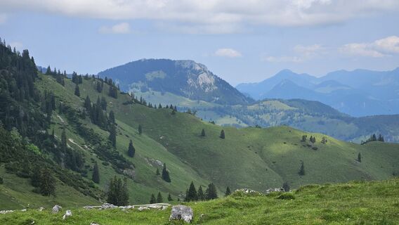 Photo de Christian Thomas le long du parcours