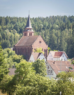 Ansicht Horgen mit Kirche