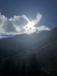 Fotografia z Akšru Urška na trase