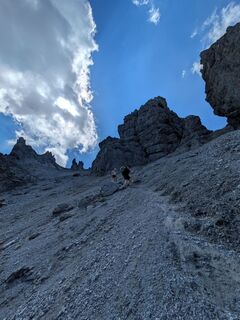 Photo de Martin Glaser le long du parcours