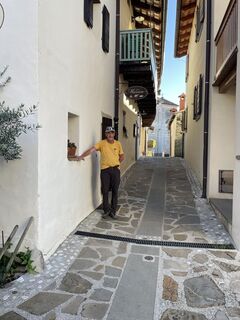 Foto de Berthold Astegher a lo largo del recorrido