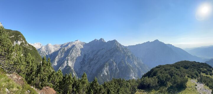 Foto von Lukas Hussl entlang der Tour