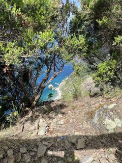 Photo de Maio Zappa le long du parcours