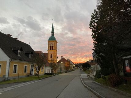 Ortsansicht mit Kirche_Rettenegg_Oststeiermark