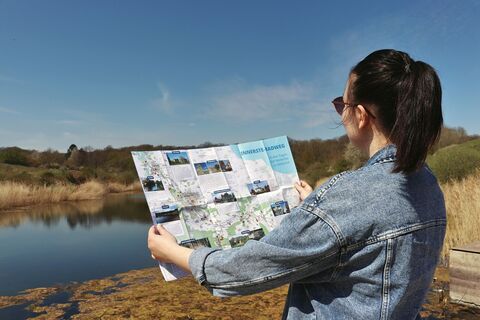 Radwanderkartefür den Innerste-Radweg