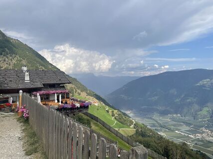 Foto von Silke entlang der Tour