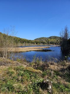 Foto de Angelika Gerung a lo largo del recorrido