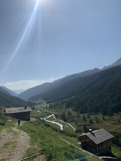 Foto von Natalie Mohr entlang der Tour