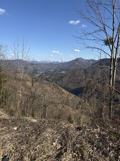 Zdjęcie z Joachim Aigner wzdłuż trasy