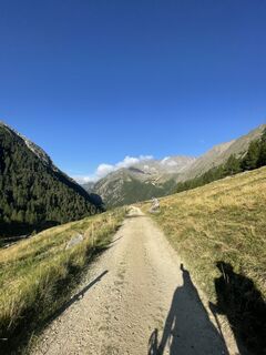 Foto von Silke entlang der Tour