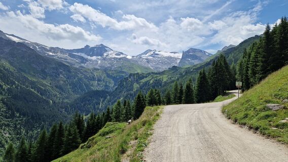 Fotografie z Gerrit van der Linde na trase