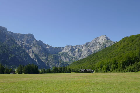 Blick zum Großen Woising (rechts)