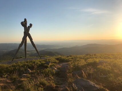 Abendstimmung am Lothardenkmal