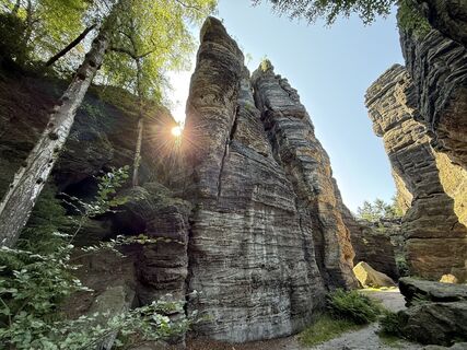 Foto von Norbert Herbig entlang der Tour