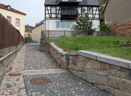 Gasse in Treuen/Vogtland