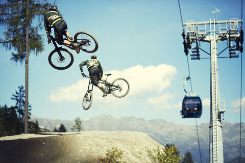 Freeride Trail im Bikepark