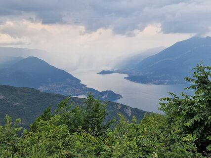 Photo de Cristian Mario Rota le long du parcours