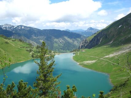 Kurz vor der Landsberger Hütte