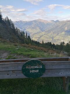 Photo de Dagmar Hofer le long du parcours