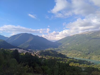 Foto de Michele cristino a lo largo del recorrido