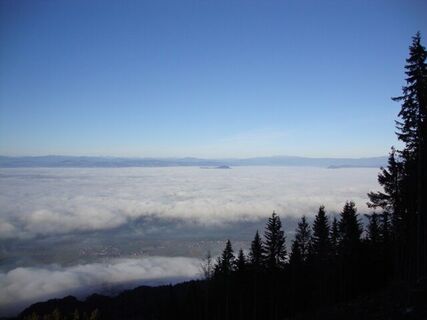 Blick auf Ferlach und Klagenfurt