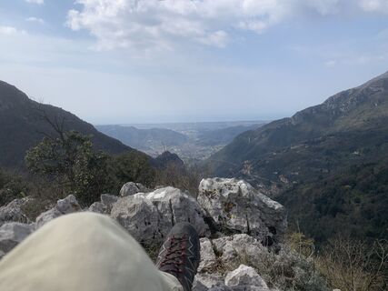 Foto von Andrea Morotti entlang der Tour