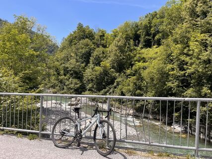 Foto von Karla Slabe entlang der Tour