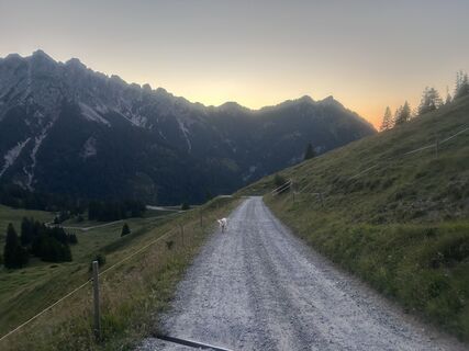 Foto de Bene Schadel a lo largo del recorrido
