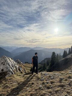 Foto von Vinay Nanjundaswamy entlang der Tour