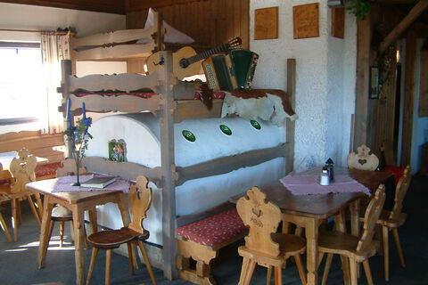 Gemütlicher Ofen in der Leckfeldalm