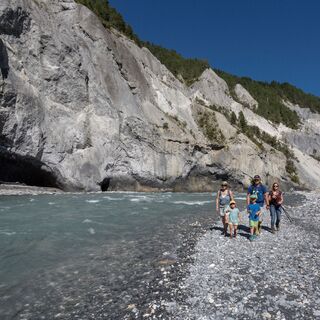 Rheinschlucht Schwarzes Loch