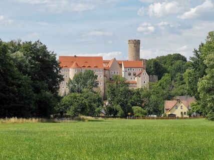 Burg Gnandstein aus Richtung Wüstenhain
