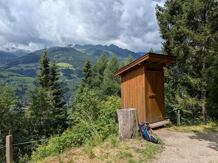 Photo de Eva Oppermann le long du parcours