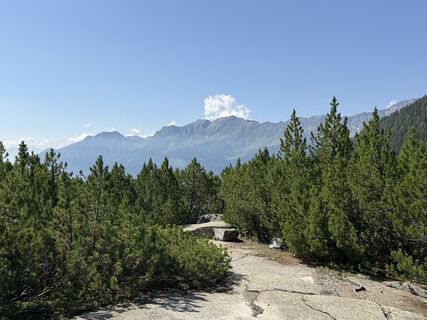 Foto von Astrid entlang der Tour