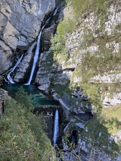 Foto von Petra entlang der Tour