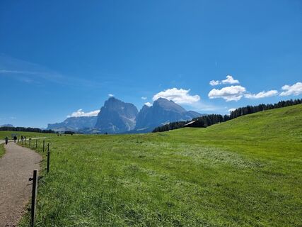 Photo de Stefania Fiore le long du parcours