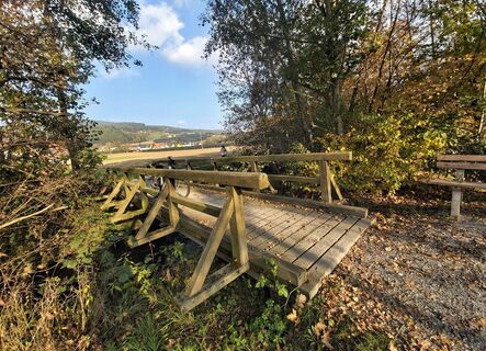 Brücke über die Feistritz, Apfelland in der Oststeiermark