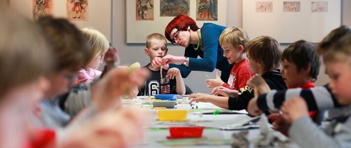 Kinder aktiv im Fröbelmuseum Bad Blankenburg