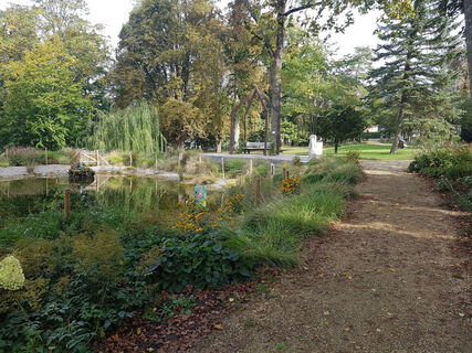 Teich im Schlosspark Essingen