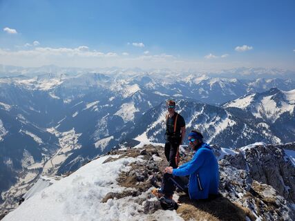 Block vom Lugauer Gipfel Richtung Süden