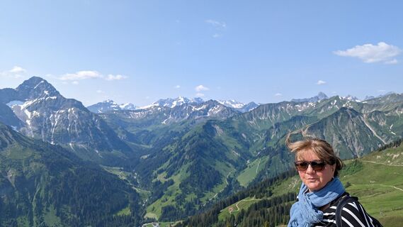 Foto de Andreas Grahl a lo largo del recorrido