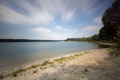 Strand vom Albrechtshainer See