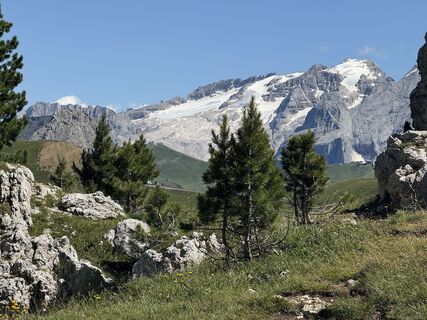 Foto von Corinne Kellenberger entlang der Tour