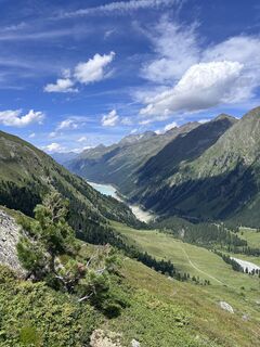Photo de Emi le long du parcours