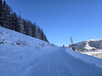Foto de Sigrid Böhm a lo largo del recorrido